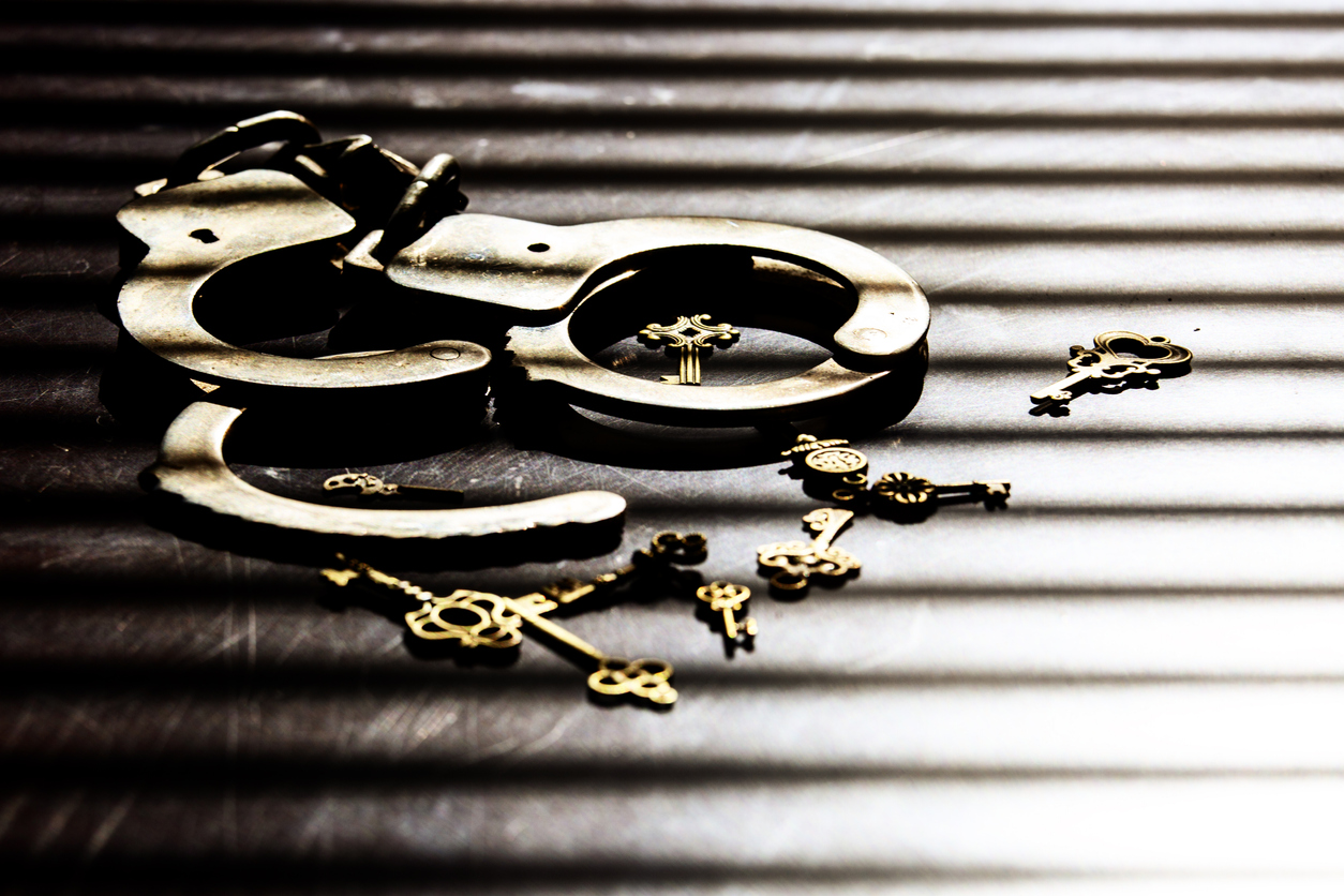 Handcuffs and keys